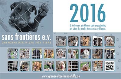 sans frontières Kalender 2016