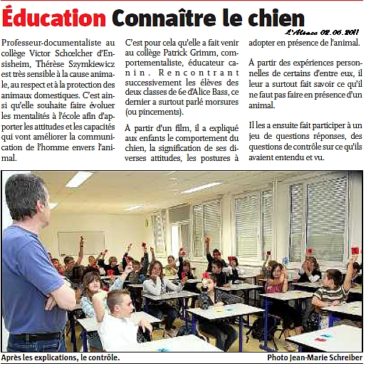 education - connaitre le chien