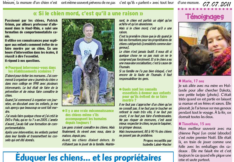 education - connaitre le chien