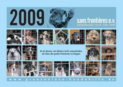 sans fronti&egrave;res Kalender 2009