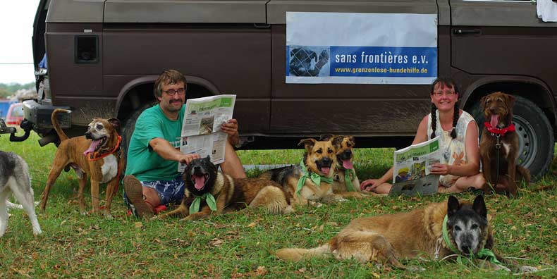 Kaya, Kima, Azo und Mike