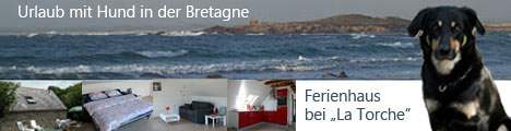 Urlaub mit Hund in der Bretagne - Ferienhaus bei La Torche