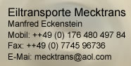 Eiltransporte Mecktrans